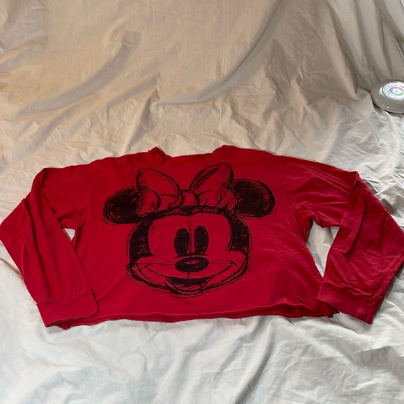 Mini Mouse Crop Long Sleeve T shirt - Picture 2 of 7
